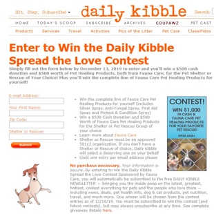 image of daily kibble article